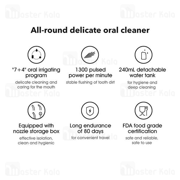 دهانشویه برقی Xiaomi SOOCAS W3 Pro Cordless Water Flosser